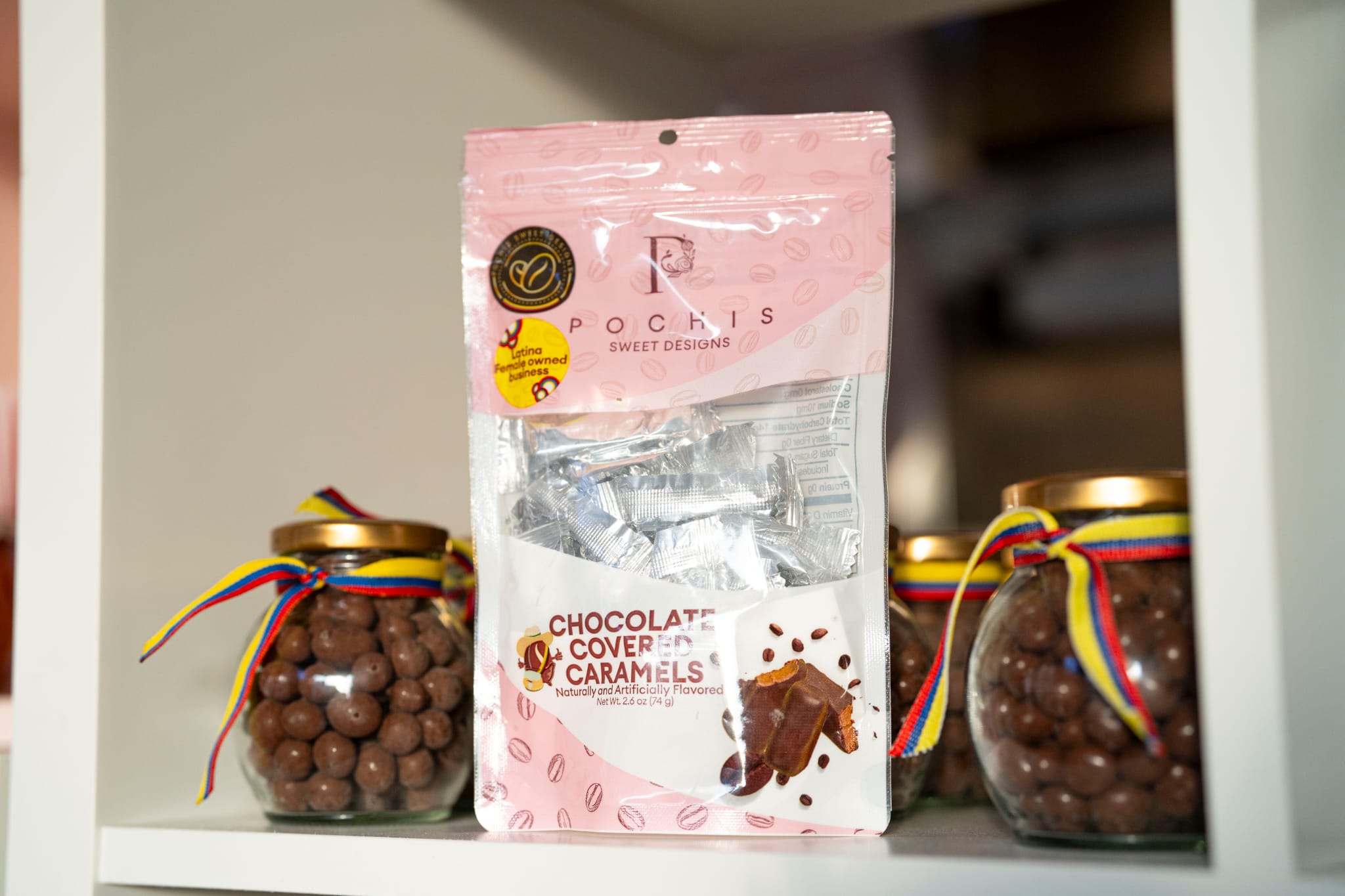 CHOCOLATE COVERED CARAMELS