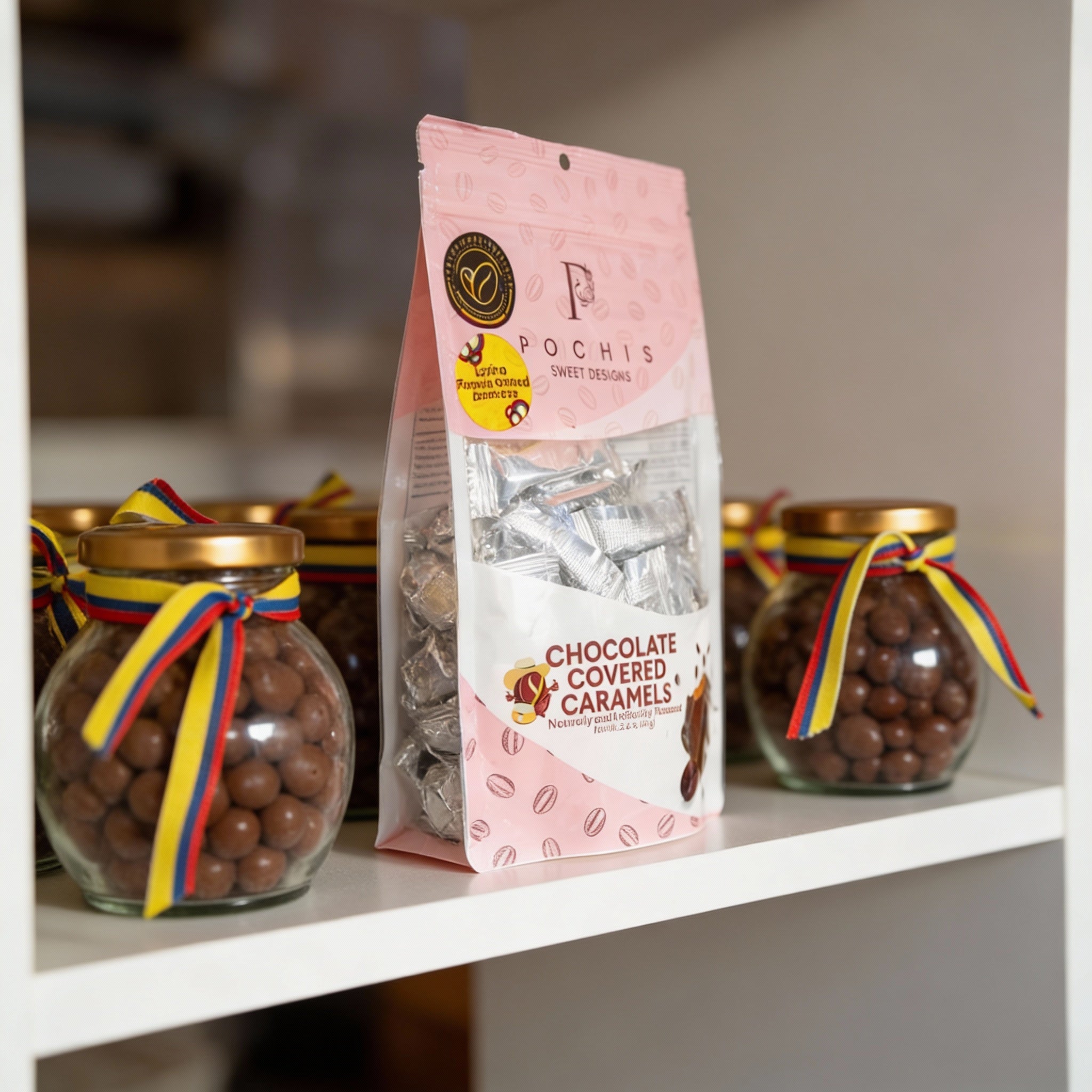 CHOCOLATE COVERED CARAMELS